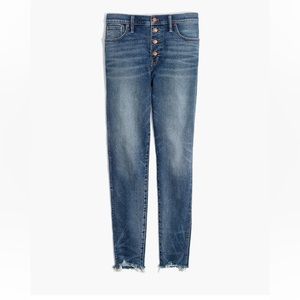 Madewell 10” high-rise Skinny Jeans in Cordova wash